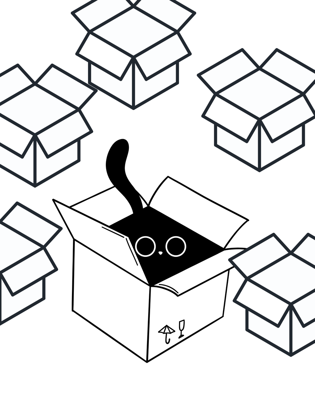 Colored Cats Coloring Book