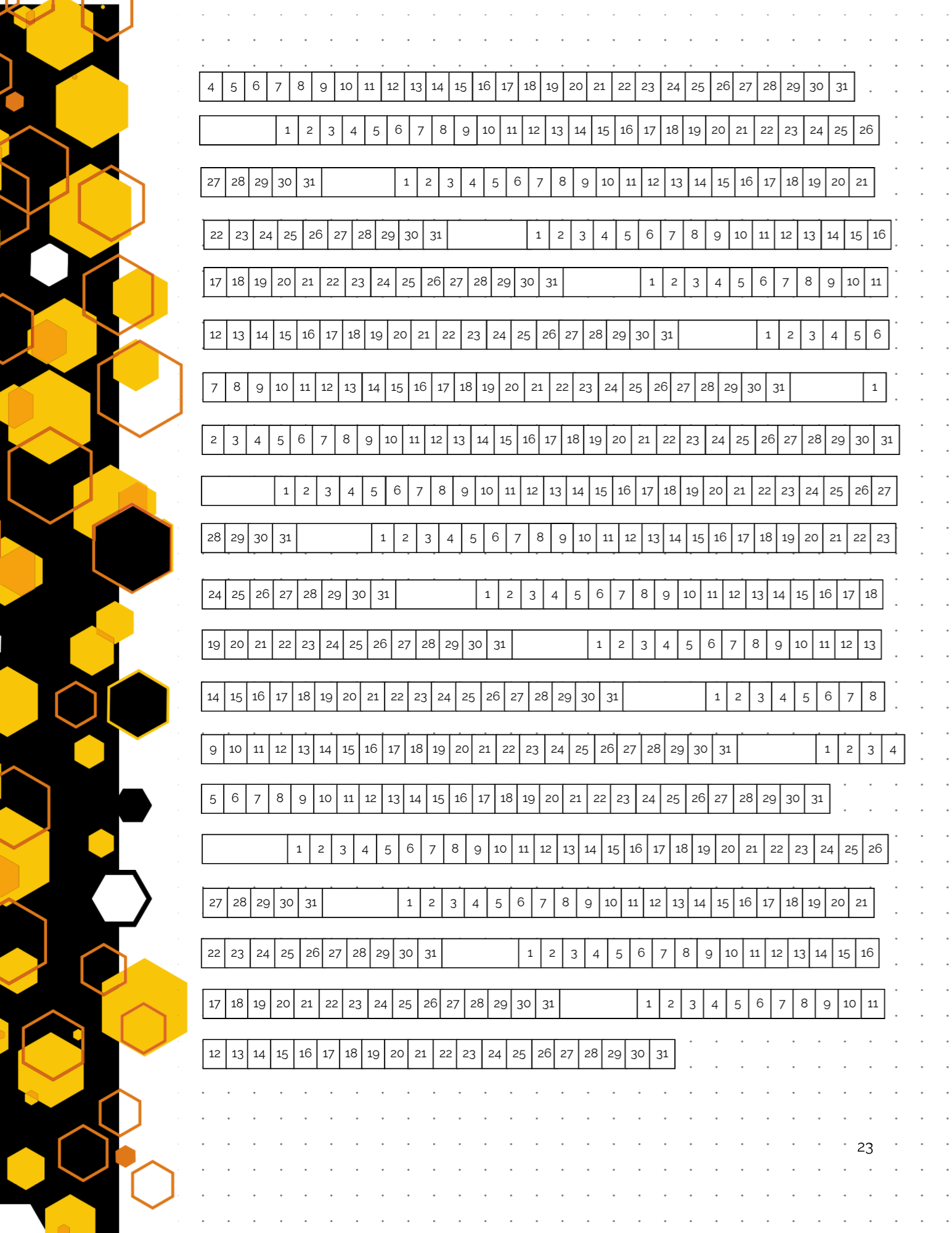 Missionary Study Journal - Geometric Beehive Design - Spiral - ST2 Format
