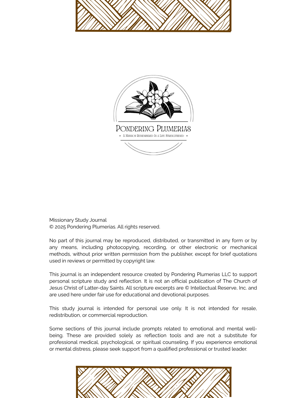 Missionary Study Journal - Mission Flags Hawaii Design - Spiral - RS Format