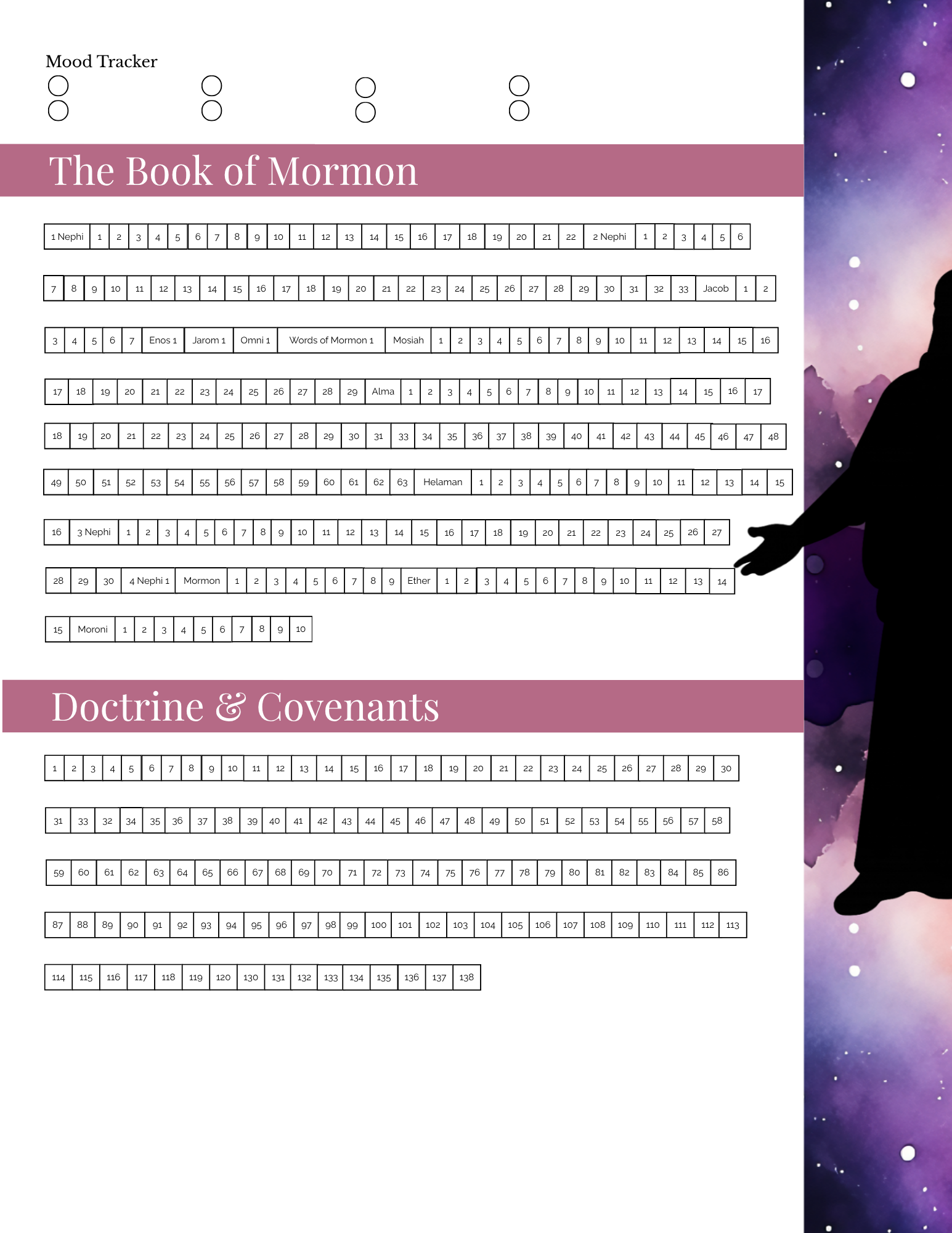 Missionary Study Journal - Cristis Design Black Grey Pink - Spiral - ST2 Format