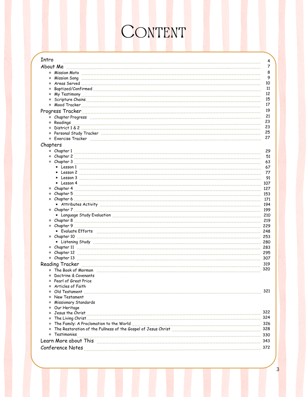 Missionary Study Journal - Vintage Roses Design - Spiral - ST Format