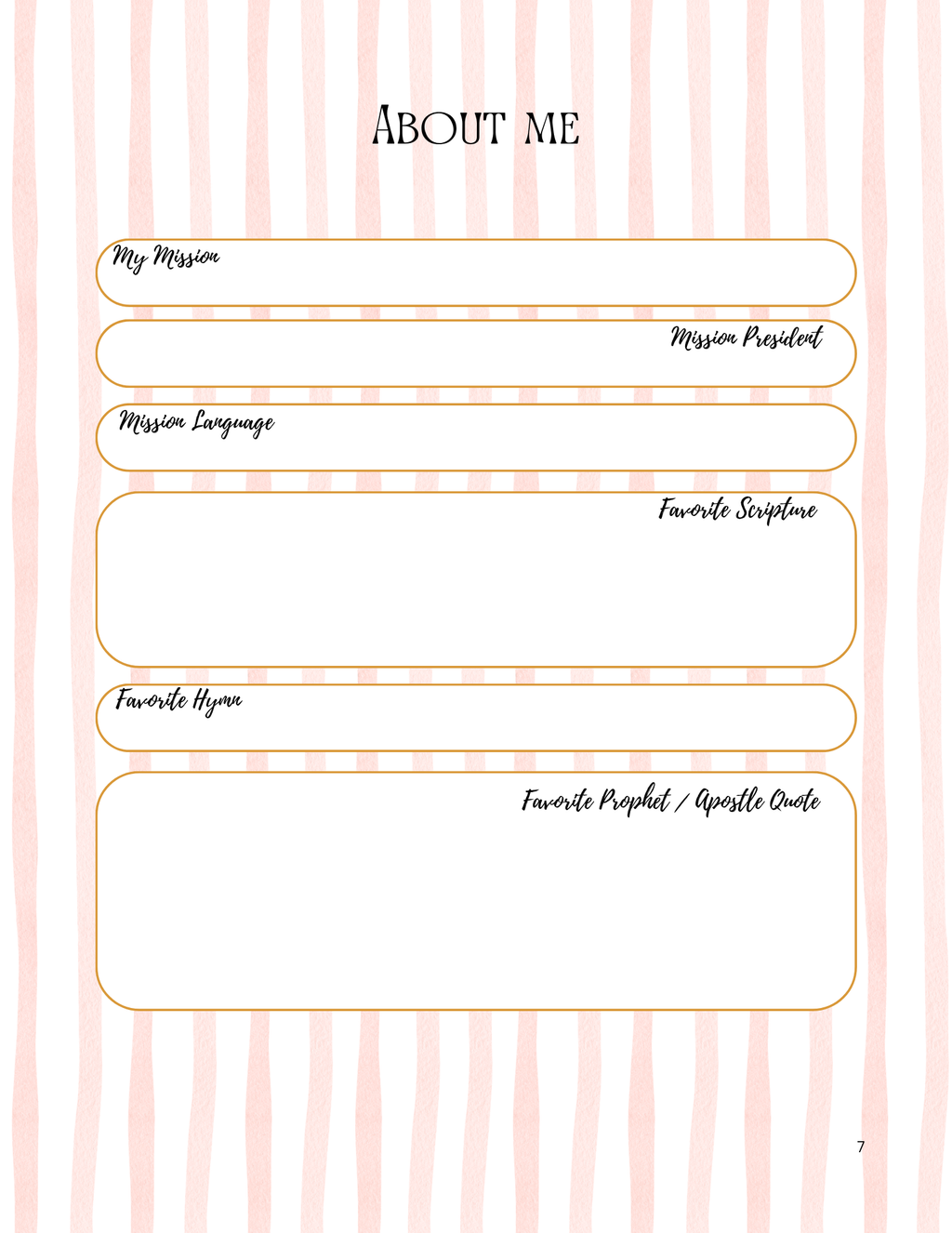 Missionary Study Journal - Vintage Roses Design - Spiral - ST Format